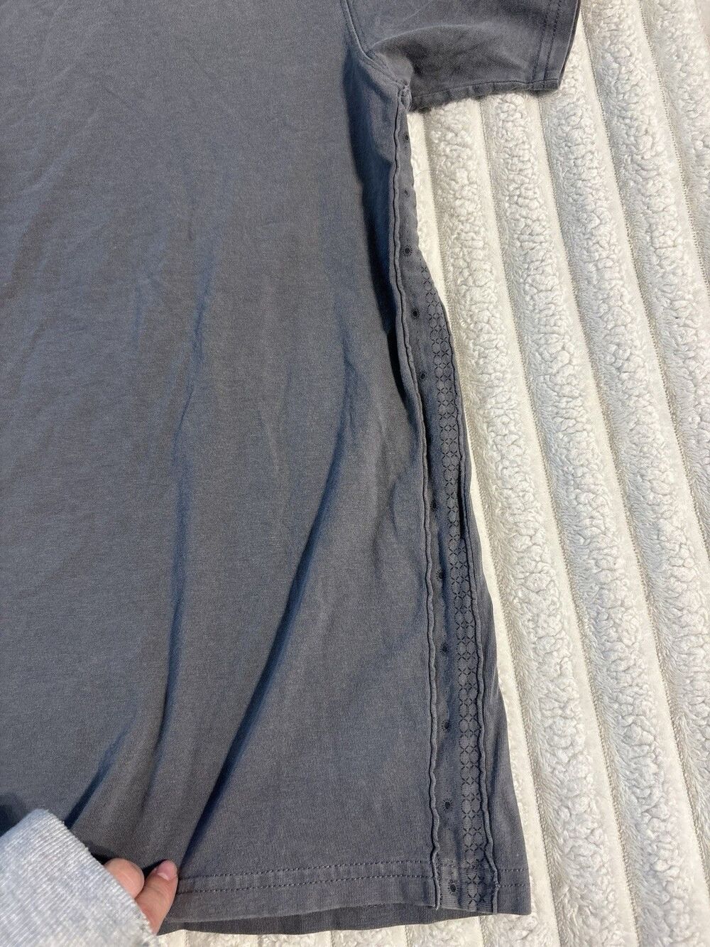 Good vibes by Life is Good T Shirt Men’s Large Dark Grey 100% Cotton Beach - Picture 5 of 9